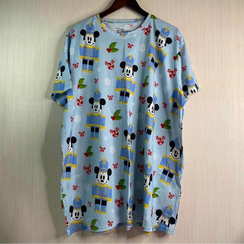 NWT Disney Cakeworthy Unisex Mickey Nutcracker Holiday Short Sleeve T-Shirt 4XL